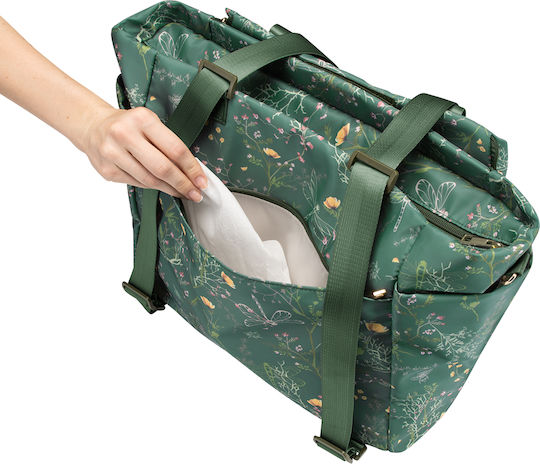 Kikka Boo Shoulder/Hand Diaper Bag Mama Green 43x17x35cm.