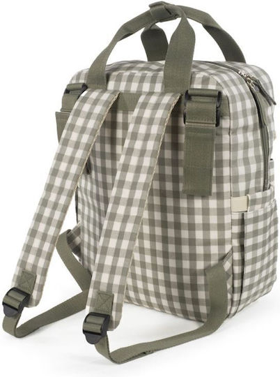 Walking Mum Backpack Diaper Bag Caetana Green 28x37x12cm