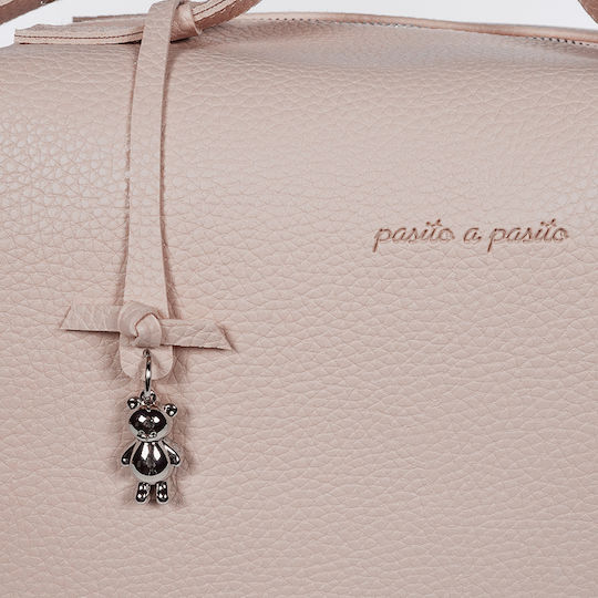 Pasito a Pasito Τσάντα-Αλλαξιέρα Ώμου/Χειρός Ροζ 38x28x16εκ.