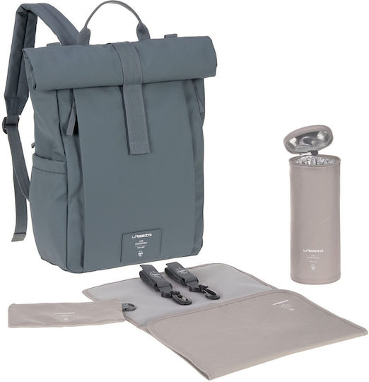 Laessig Diaper Bag Rolltop Gray