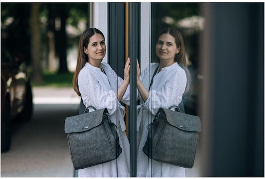 FreeOn Чанта-Превъртачка Раница Chic Сива 32x16x38см
