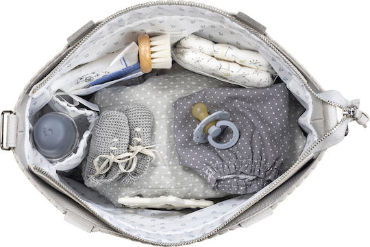 Pasito a Pasito Shoulder/Hand Diaper Bag Gray