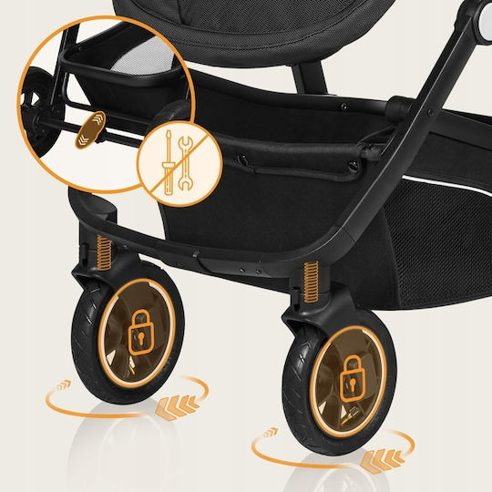 Bianca Adjustable 3 in 1 Baby Stroller Suitable for Newborn Beige Sand 11.75kg