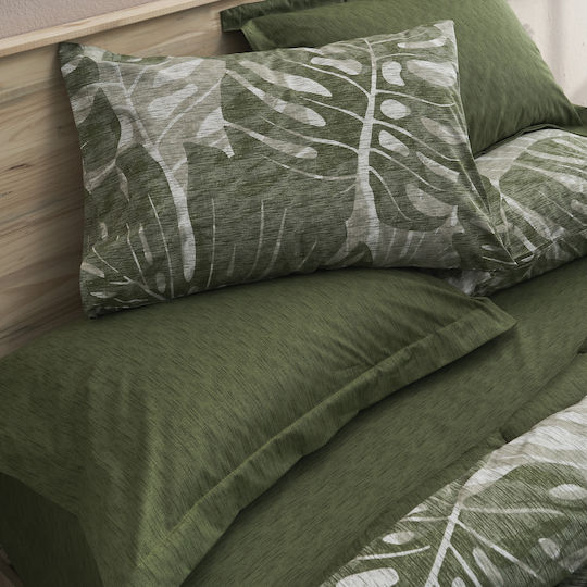 Charalambidis Textiles Сет Чаршафи 240x260см. Salonica Зелен 4бр