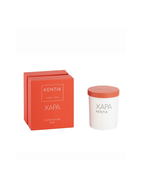 Mood 25 Freude Aromatische Kerze Duft Neon Block Kenta Glas 160gr
