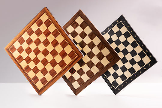 Chessboard No 5+ Without Description Mahogany Maple Inlay