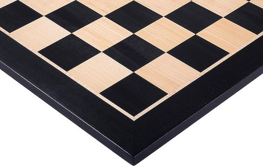 Timeless Chess Set Ebony-stained Chessboard 48x48cm