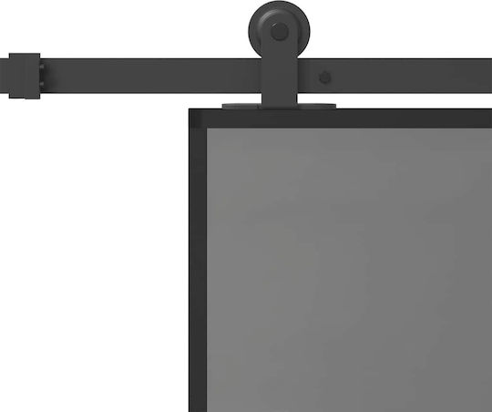 Vidaxl Schiebetür Set Material 76x205 cm Glas & Aluminium