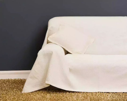 Pearl Home & Baby Soofa Πολυθρόνας Π130xΜ170cm Ecru