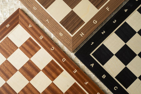 Chessboard No 5 Description Mahogany Maple Inlay
