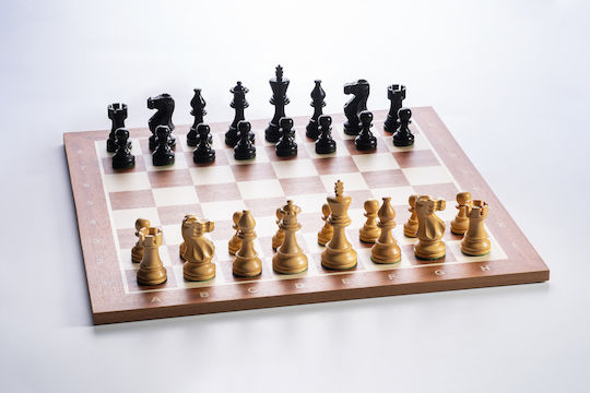 Chessboard No 5 Description Mahogany Maple Inlay