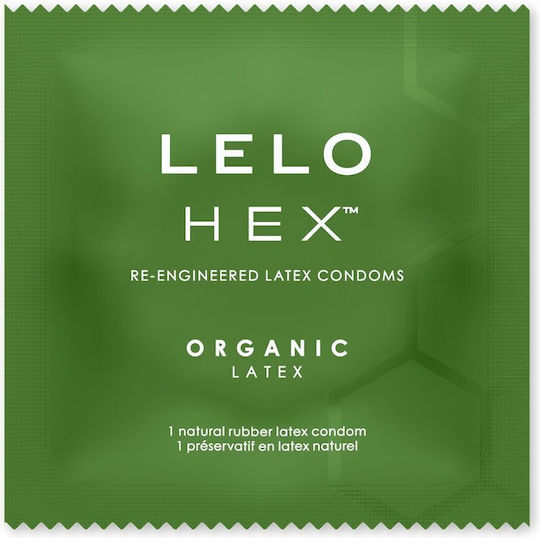 Lelo Προφυλακτικά Hex 12τμχ 54mm Λεπτά για Φυσική Αίσθηση Natural