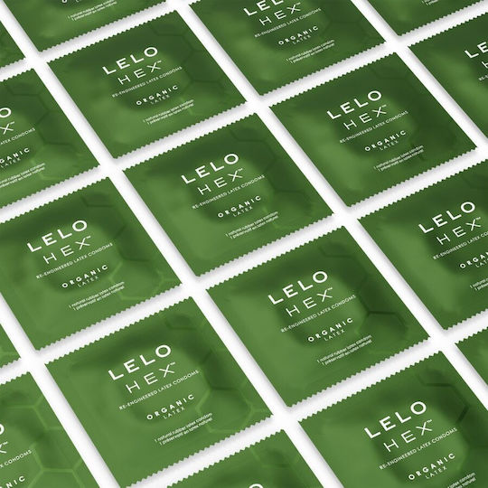 Lelo Προφυλακτικά Hex 12τμχ 54mm Λεπτά για Φυσική Αίσθηση Natural