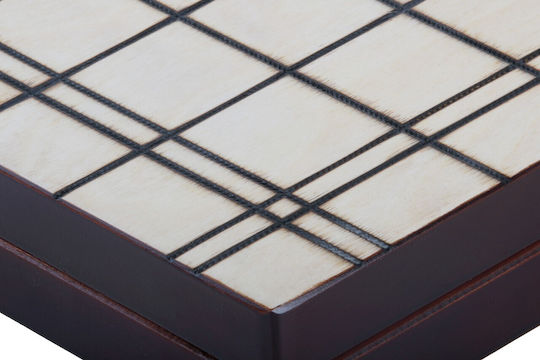 Schachbox Selbstbemaltes Zusammengebaut 48x48cm Künstlerisches Diy Schach Set
