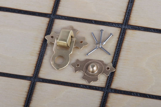 Schachbox Selbstbemaltes Zusammengebaut 48x48cm Künstlerisches Diy Schach Set