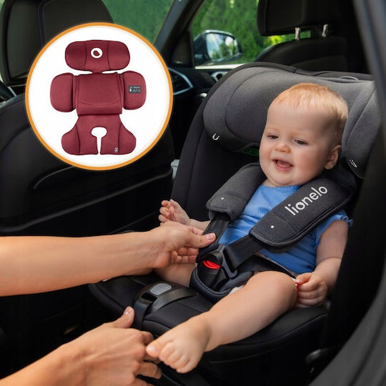 Lionelo Bastian RWF Baby Car Seat i-Size with Isofix Red Burgudy 0-36 kg
