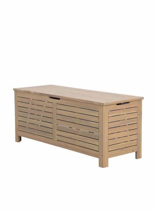 Liberta Etoile Διακοσμητικό Μπαούλο Ξύλινο Μπεζ 120x51x50εκ.