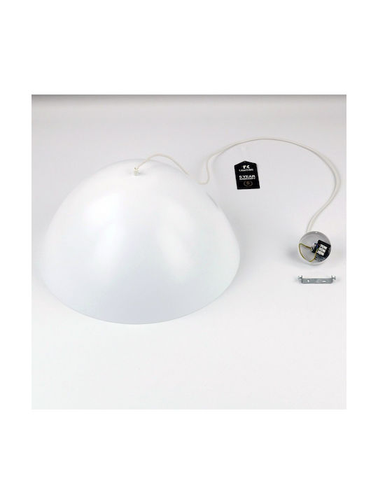 TK Lighting Faro Κρεμαστό Φωτιστικό Μαύρο Καμπάνα με Ντουί E27 50εκ.
