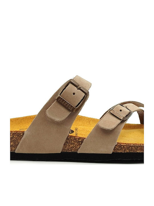 Women's Flat Sandals Taupe