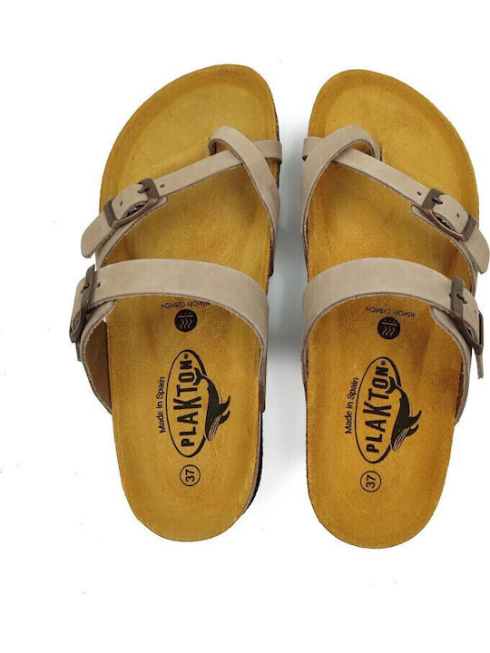Women's Flat Sandals Taupe
