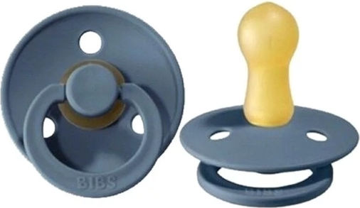 Bibs Πιπίλα Colour Round Latex No1 0m+ Perol 100260c
