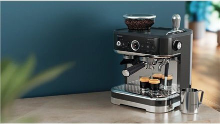 Philips Barista Brew Automatic Espresso Coffee Machine 1350W Pressure 15bar Ground Coffee PSA3218/10