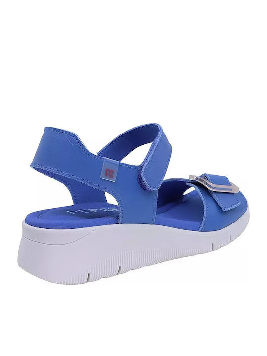 Anatomische Damenplattformen Blau