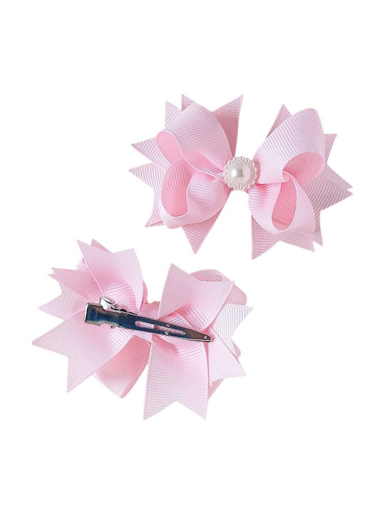 TakTakBaby Kinder Haarspangen Set mit Gummiband Mehrfarbig in Rosa Farbe 2 Stück TakTakBaby Kinder Haarspangen Set mit Gummiband Mehrfarbig in Rosa Farbe 2 Stück