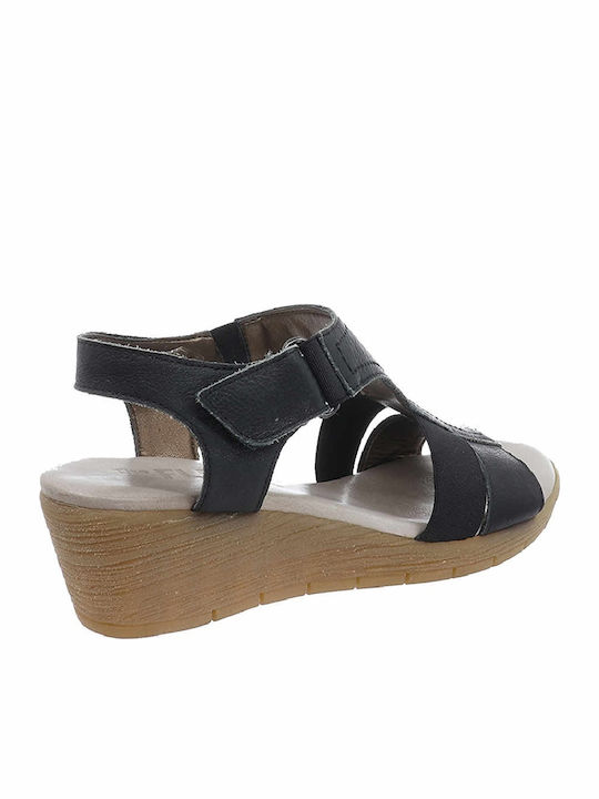 Anatomic Women's Leather Platform Shoes Black