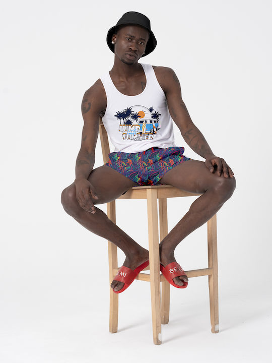 Costum de Baie Bărbați Pantaloni Scurți Multicolor