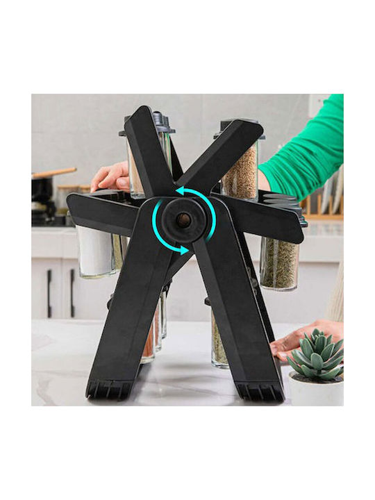 Plastic Tabletop Rotating Spice Rack