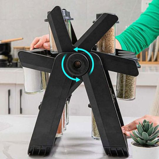 Rotative Organizatoare de Condimente Plastici pe Suport Rotativ 1buc Rotative Organizatoare de Condimente Plastici pe Suport Rotativ 1buc