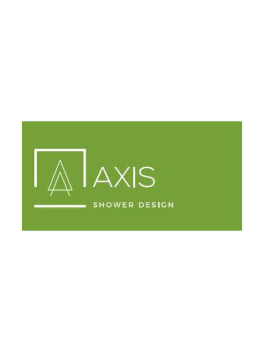 Fixed Bathtub Panel 80 cm Diagonal Support Arm 6 mm Glass Height 140 cm Axis Wbx80t-100