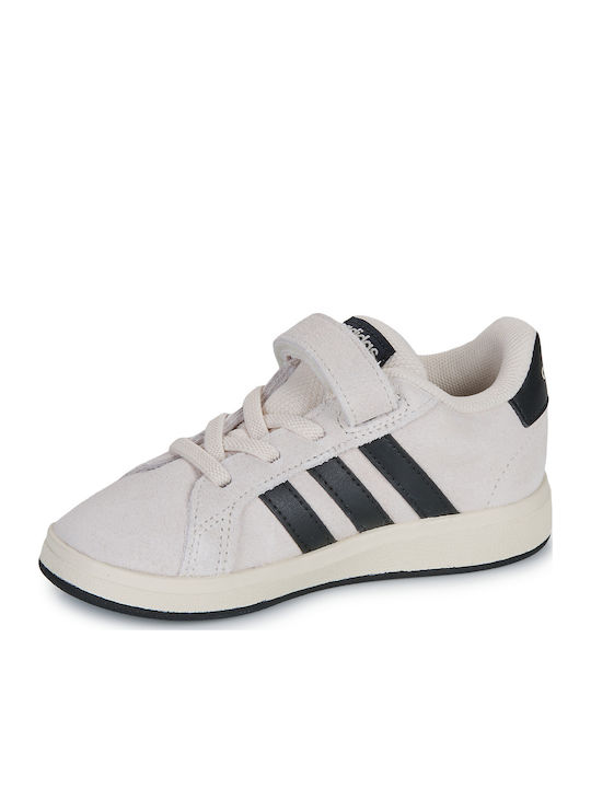 Grand Court 00s El I Παιδικά Sneakers με Σκρατς Μπεζ