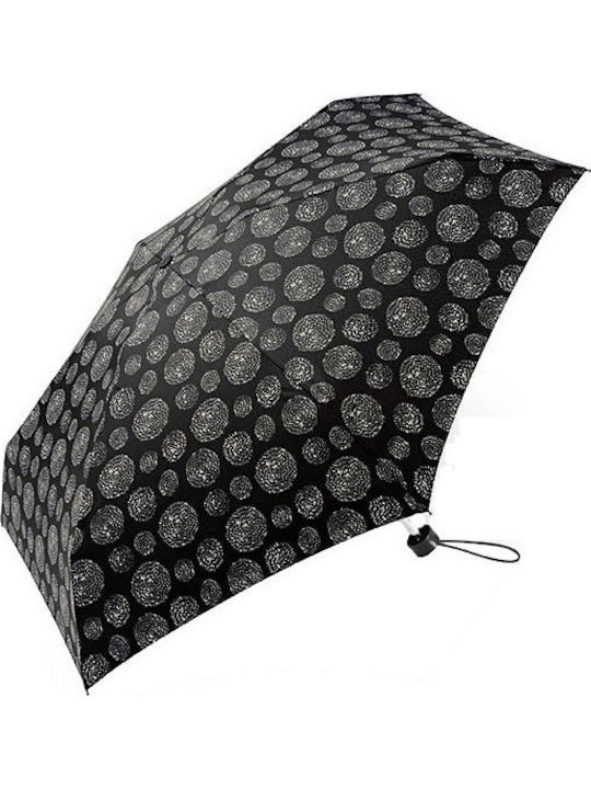 Happy Rain Umbrelă de ploaie Compact Neagră