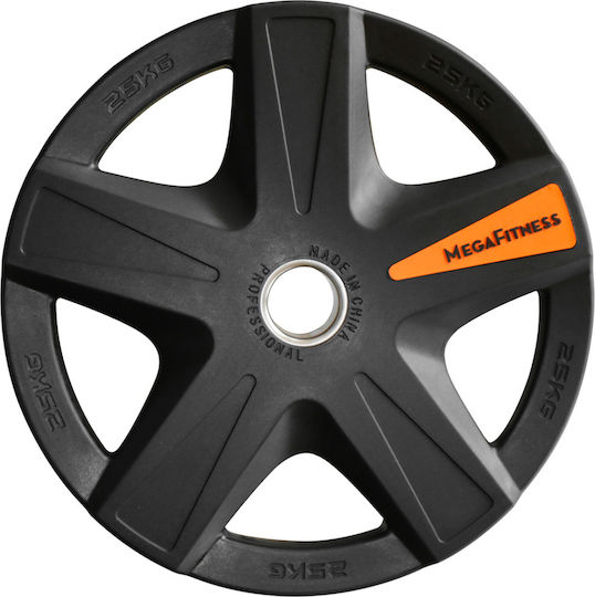 MegaFitness Δίσκος Ολυμπιακού Τύπου 1 x 25kg Φ50mm με Λαβές