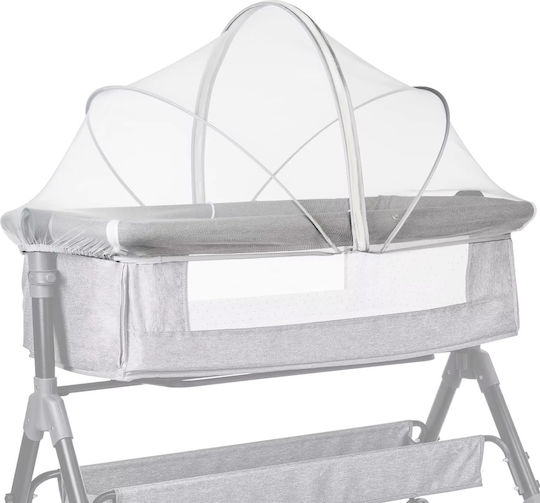 Loomy Mückennetz Kinderwagen aus Tüll LM-20200 mit Gummizug Weiß