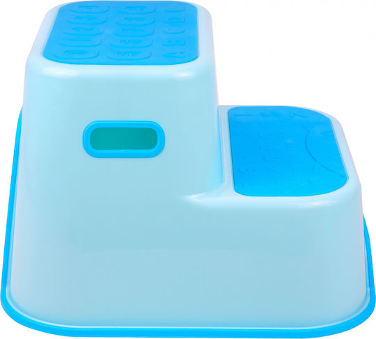 Fiziotab Two-step Potty Training Seat Non-slip Surface Featuring Numbers Letters Multifunctional Blue