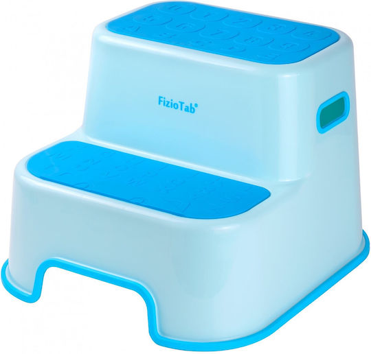 Fiziotab Two-step Potty Training Seat Non-slip Surface Featuring Numbers Letters Multifunctional Blue