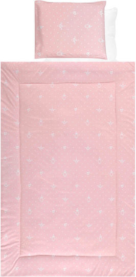 Lorelli Set Für Krippe Little Bear Pink 4Stück