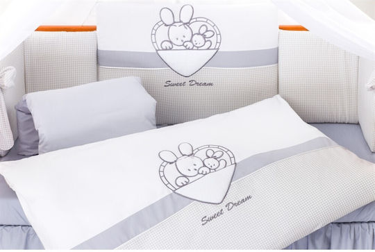 Tuttolina Σετ Κούνιας Sweet Dreams Μπλε 7τμχ