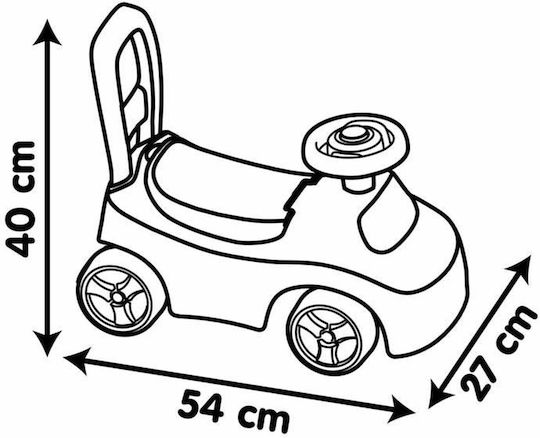 Smoby Smoby Auto Kinderfahrzeug Schwarz