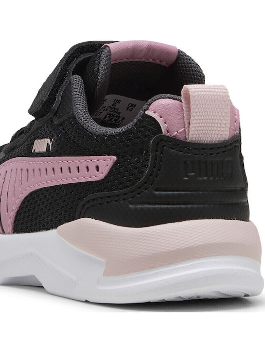 X-ray 3 Lt Ac Kids Sports Shoes Running with Hoop & Loop Closure Black