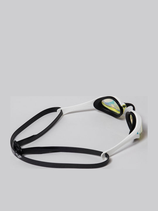 Arena Cobra Ultra Swipe Swimming Goggles Adults with Anti-Fog Lenses White