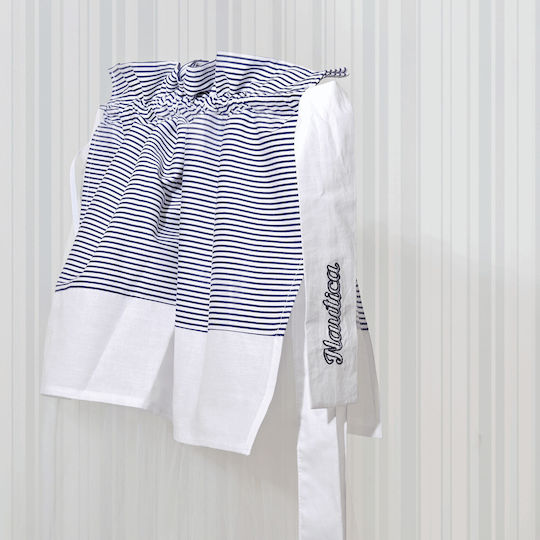 Nautica Set Für Krippe Gestreift Blau 4Stück