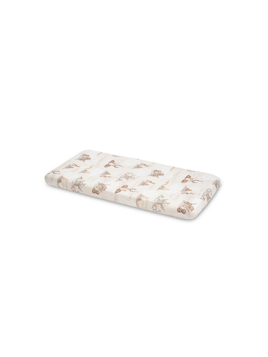 Sensillo Baby Sheet Crib Cotton 60x120cm