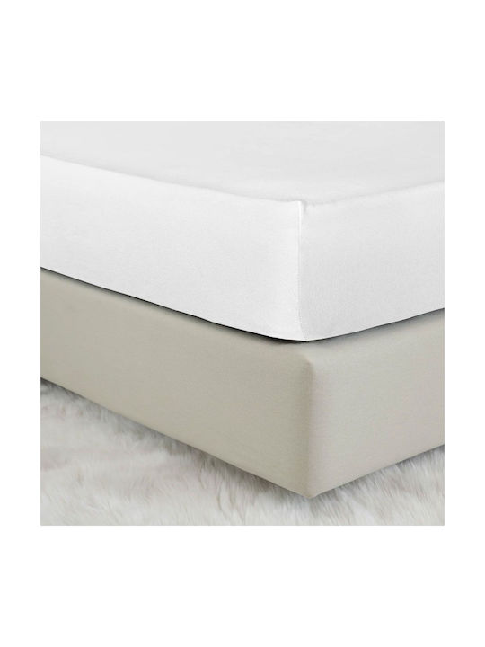 Nima Baby Sheet Crib Cotton Fitted White 70x140cm