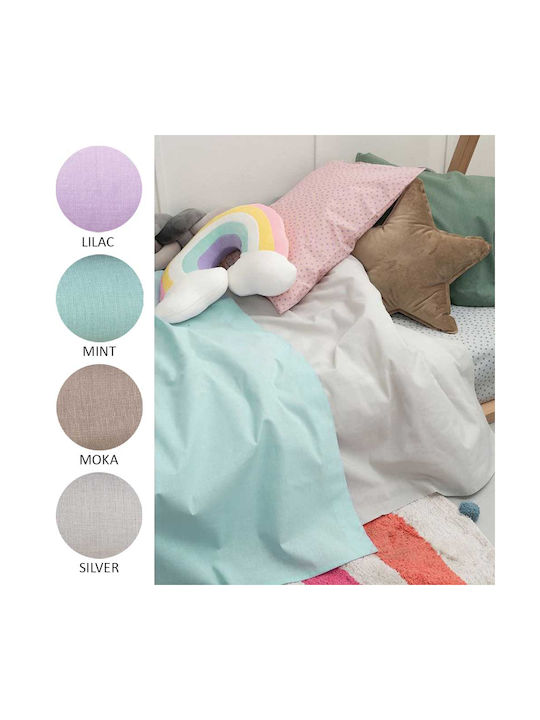 Palamaiki Etoile Baby Sheet Cradle Cotton Mint Green 80x110cm