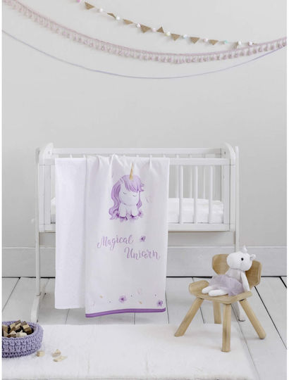 Nima Σετ Magical Unicorn Lila 70x110εκ.