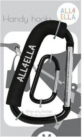 All4Ella Stroller Hook Blacks